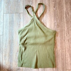 Old Navy Sage Green Ribbed Camisole